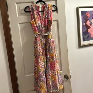 Kate Spade size 6 floral dots burnout dress